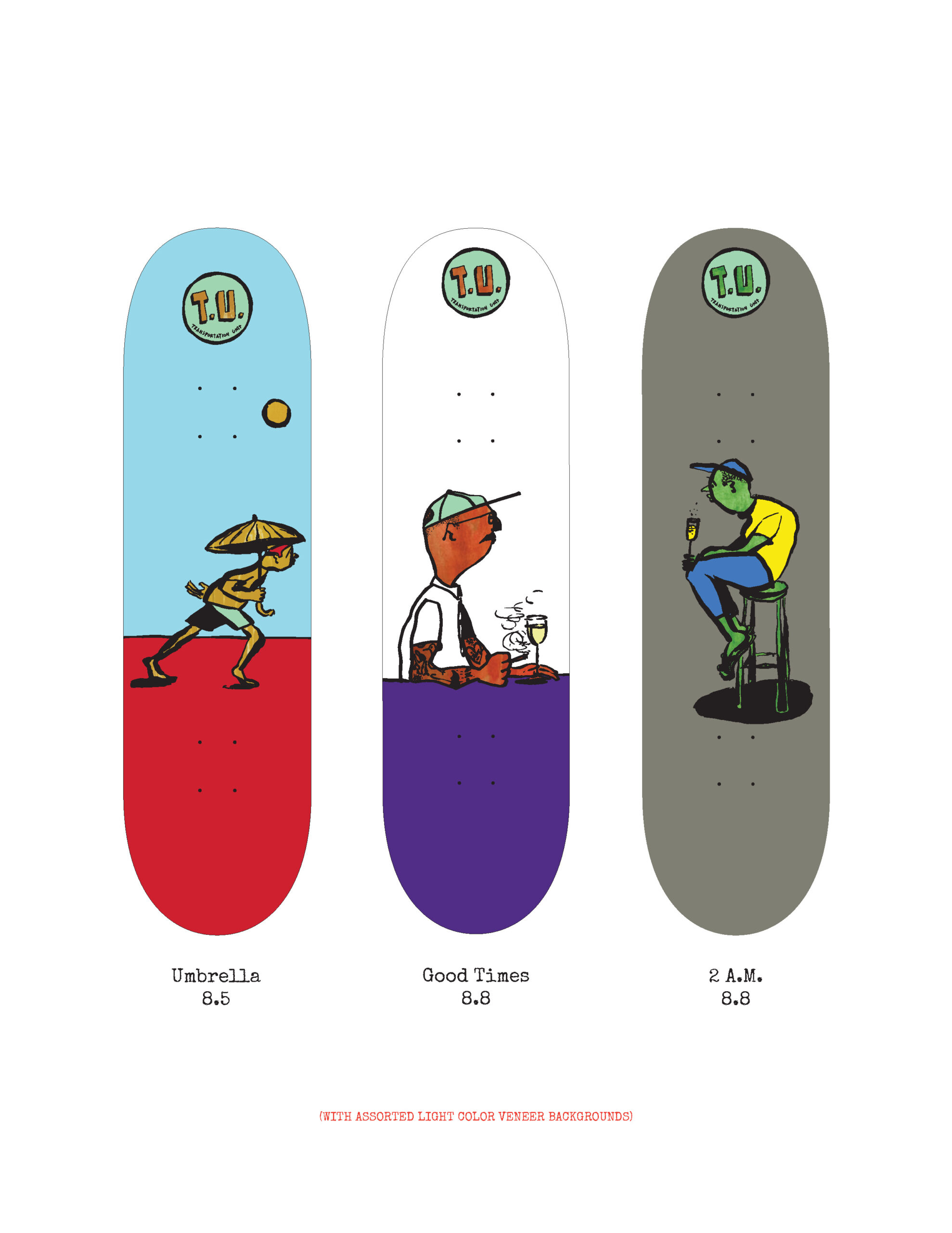 Transportation Unit Skateboards Catalog 2023